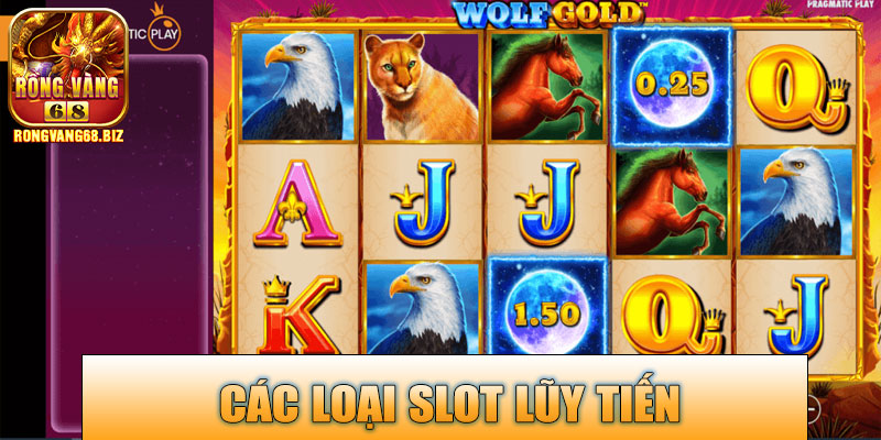Các loại Slot Lũy Tiến nổi bật tại Rongvang68